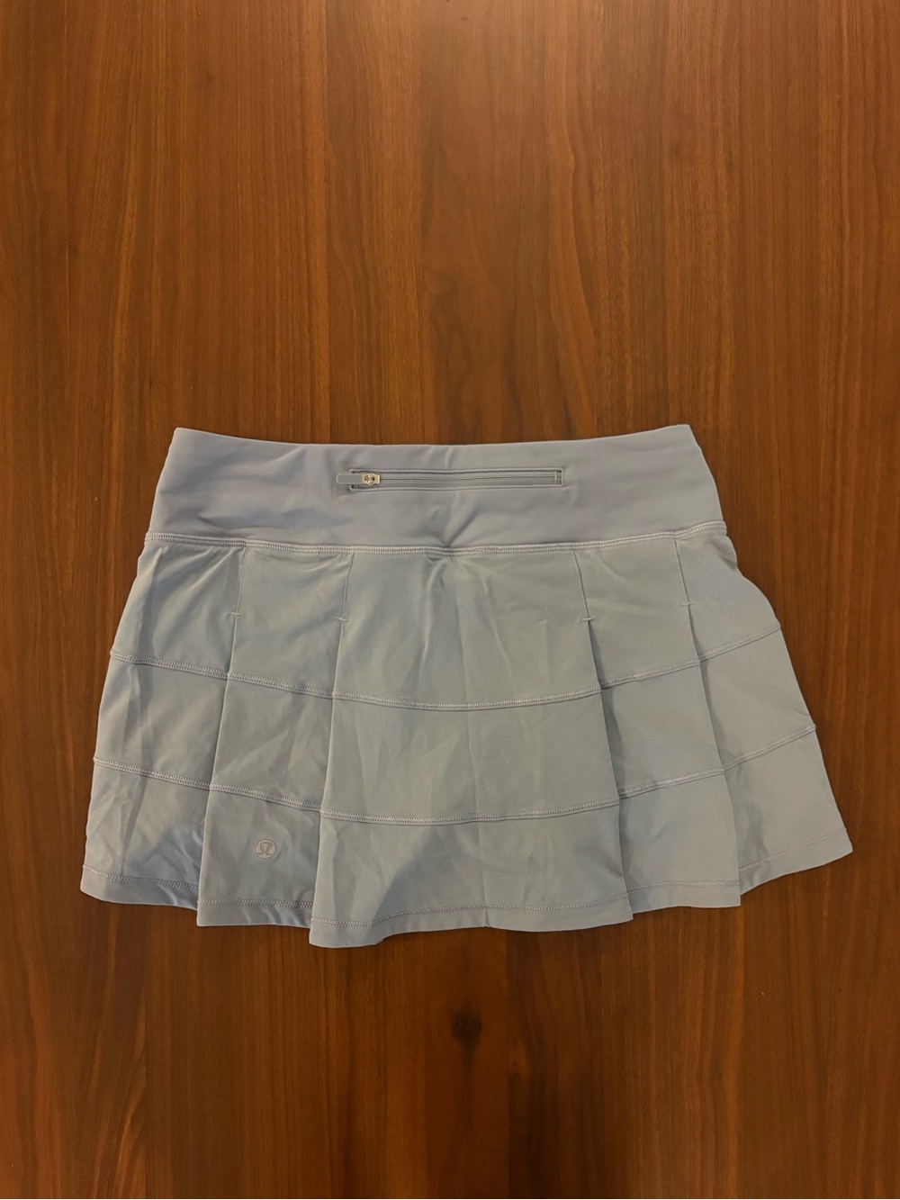 Lululemon Pace Rival Golf/Tennis Skort | Light Blue | Built-In Shorts - Picture 2 of 3